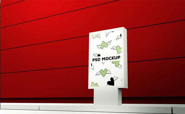 Free PSD Banner Branding Mockup