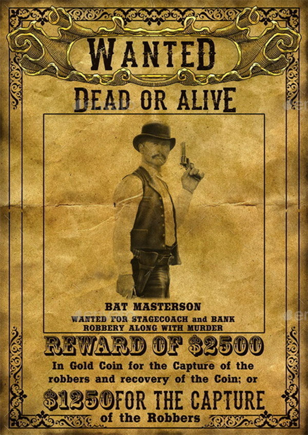 Wanted Poster Template Photoshop