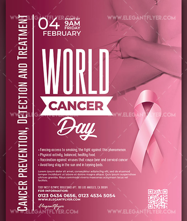 Cancer Awareness Month Flyers