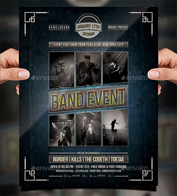 47+ Band Poster Templates Free & Premium PSD Vector Ai Downloads