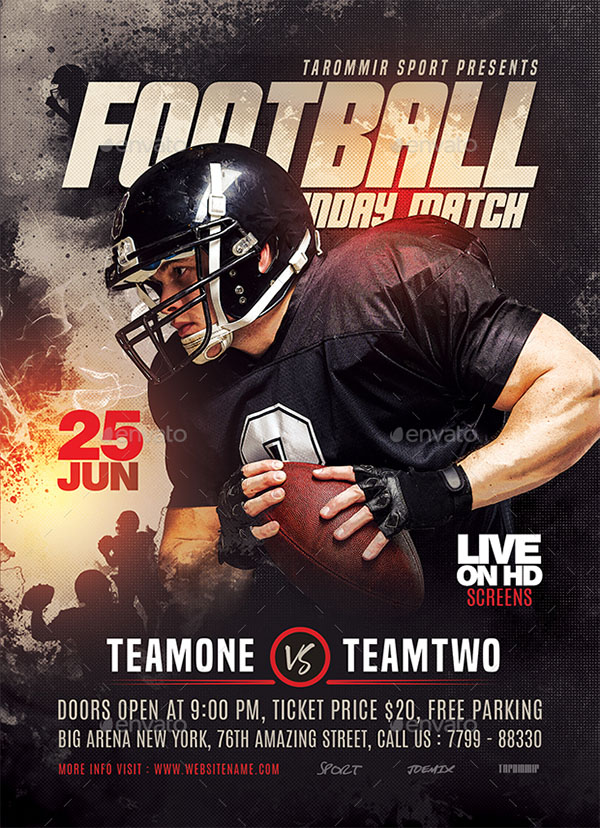 Free Football Flyer Template In Google Docs