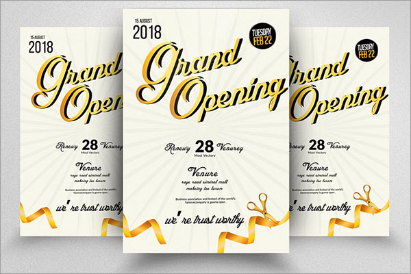 48 Grand Opening Flyer Templates Free And Premium Psd Downloads