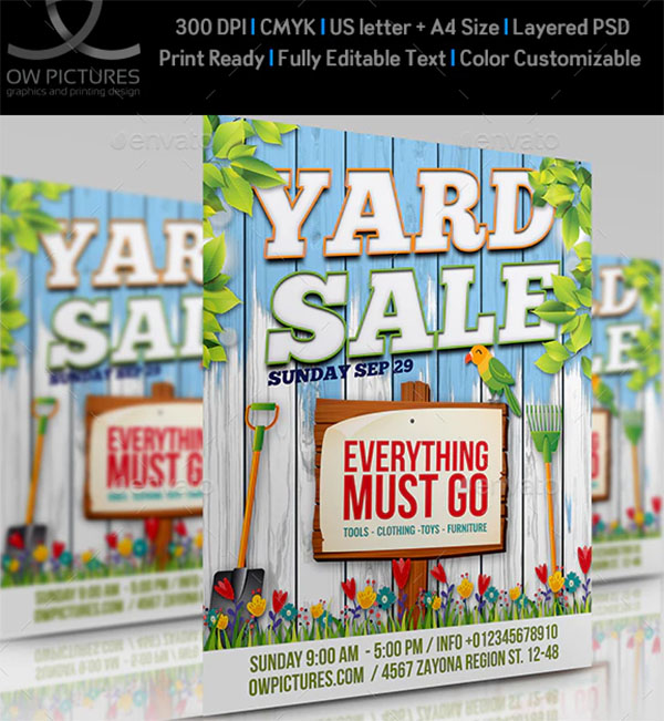 Yard Sale Template Free