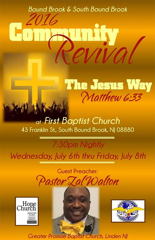 Revival Flyer Template Word