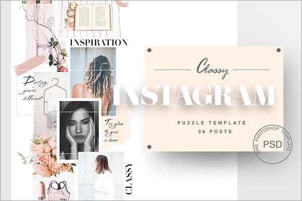 48+ Instagram Puzzle Templates | Free Downloads