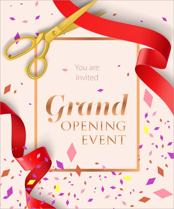 Free Grand Opening Flyer Templates Free Photoshop Vector PNG EPS Ai Formats