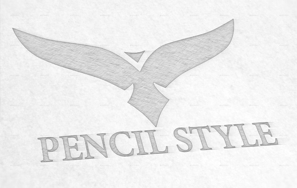 Pencil Logo Mockup