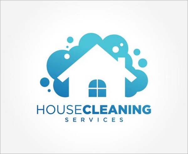 cleaning services logos design